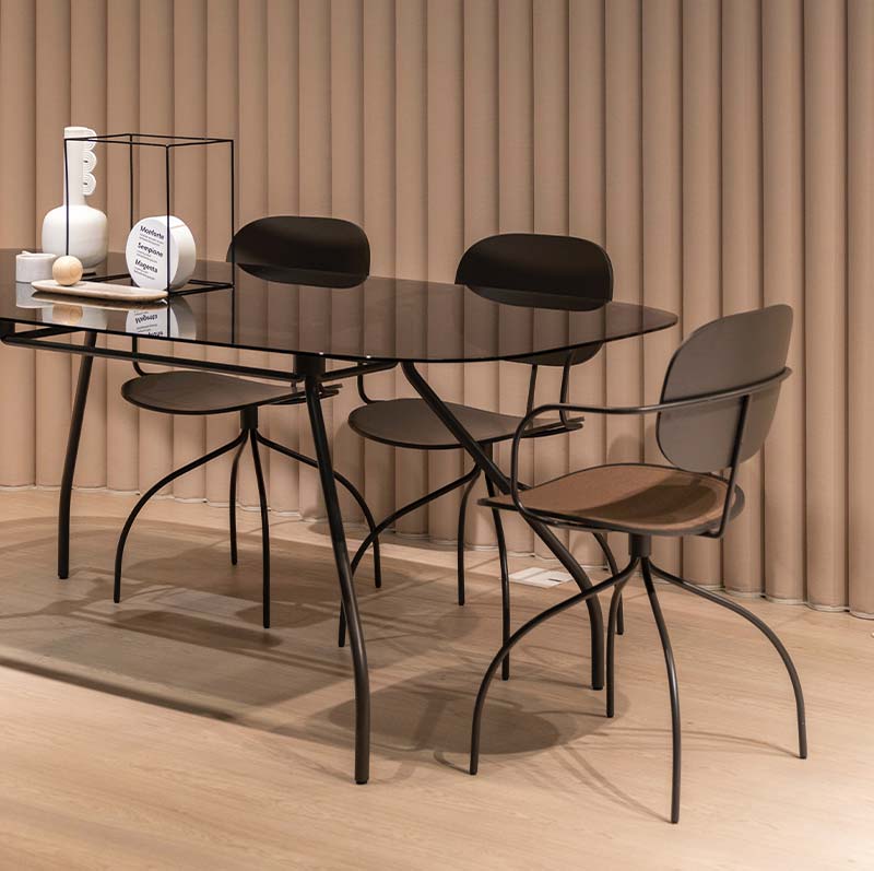 Glass chairs Glass chairs